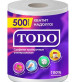 Протирочная салфетка (полотенца) TODO  2-х слойные 500 листов рулон 100% целлюлоза /6/