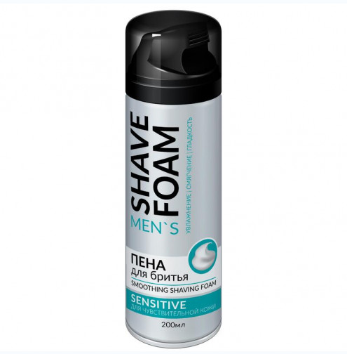 Пена для бритья SHAVE Foam Sensitive для чувствительной кожи 200мл /12/  102073