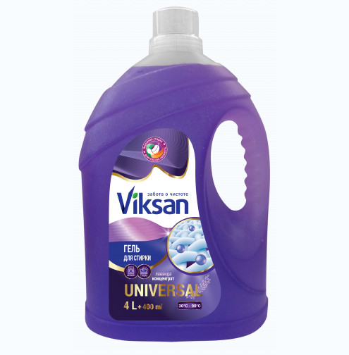 СМС Гелеобразное VIKSAN 4,4 литра концентрат экспресс-стирка Лаванда в канистре /3/    9611