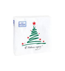 Салфетки 20*20 Bouquet НГ 2 слоя 30л. С новым годом /26/