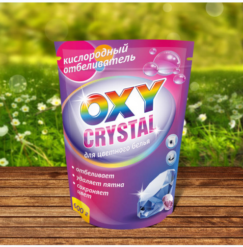 Отбеливатель КИСЛОРОДНЫЙ OXY для цветных тканей против пятен дойчпак, 600г/16/  СТ-18  АКЦИЯ!!!