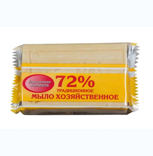 Мыло хозяйственное 72%,  200гр,  45 шт. в кор. В УПАКОВКЕ (9 кг)