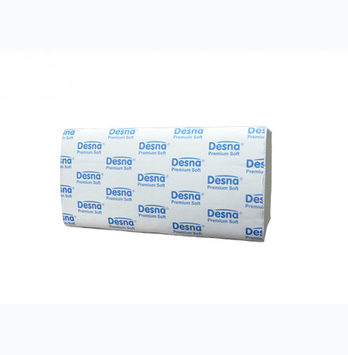Бумажные полотенца целюлоза DESNA premium 200листов V-укладка 2сл. 23*23 целлюлоза/15/