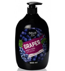 Гель для душа Aqua Joy  1л с курком Grapes /4/  3138346