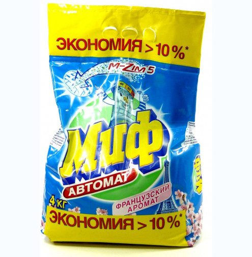 Стиральный порошок Миф-автомат 4 кг для белого /4/