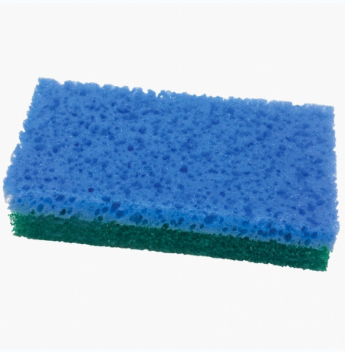 Банная Губка  "Коралл" с массажным слоем (прямоугольник) ГБ122 /40/  145*85*40