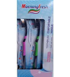 Зубная щетка Morning Fresh 527А с угольным покрытием  /12/576