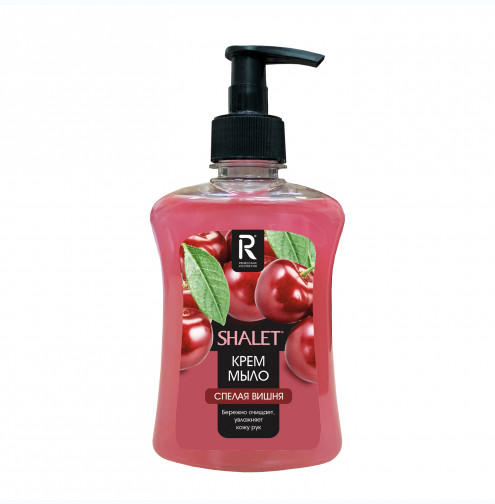SHALET   Жидкое Крем мыло Тонизирующее "Вишня" 250мл /11/  3183