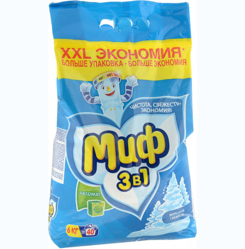 Стиральный порошок Миф-автомат 6 кг